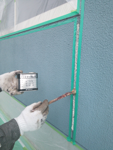 ライマーを塗っていきます。　　市